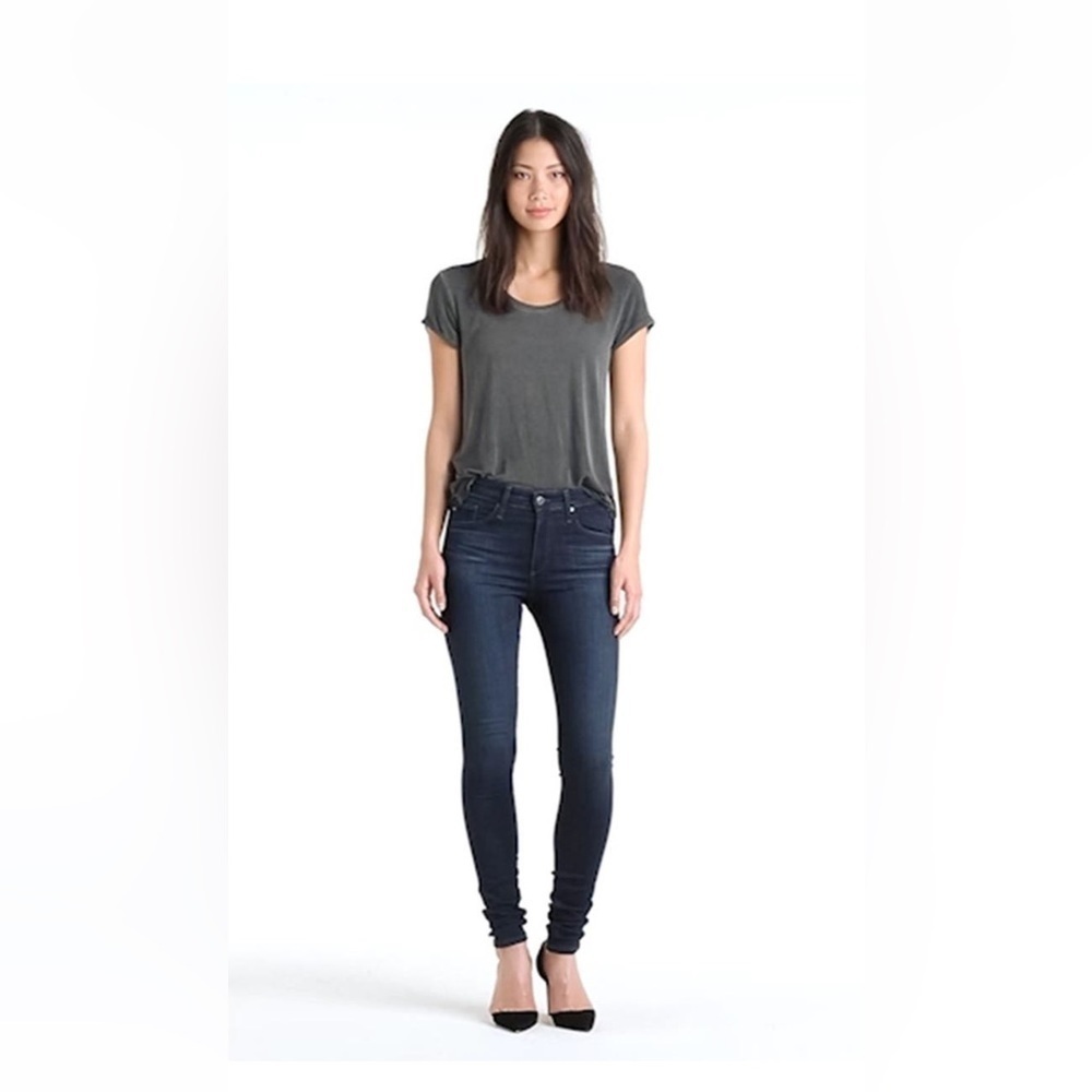 AG Adriano Goldschmied Women's Skinny Jeans in Dark Blue